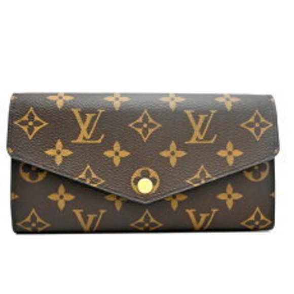 Louis Vuitton Sarah Wallet Portefeuille Monogram Long Fuchsia - Picture 1 of 9
